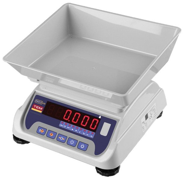 EKO-LED 15 Kg. 2/5 Gr. Onaylı Tartım Terazisi